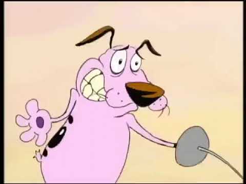 Courage the Cowardly Dog In The Chicken from Outer Space What A Cartoon!