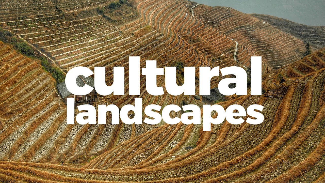What is the difference between natural landscape and cultural landscape?