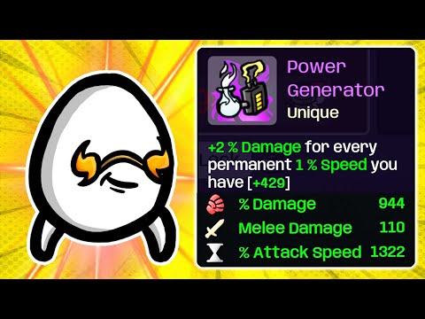 When the Gods of Brotato Bless the Speed Demon