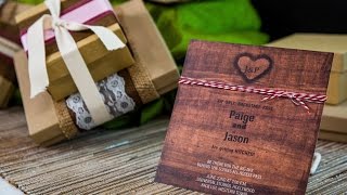 Paige Hemmis&#39; DIY Wedding Invitations