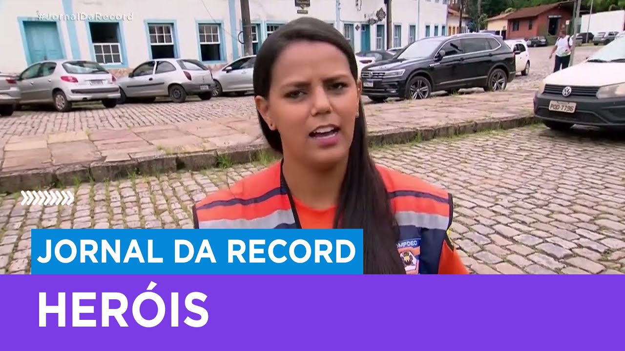 ‘Jornal da Record’ exibiu série com pessoas que se tornaram heróis em tragédias recentes