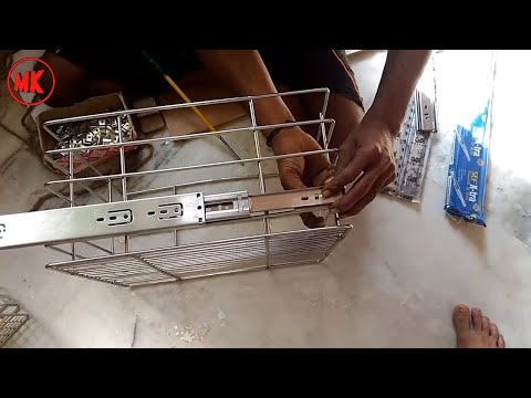 Kitchen trolley channel fittings/ setting