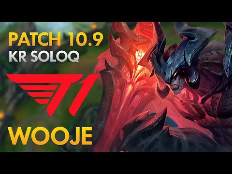 T1 Wooje - Top Lane: Aatrox vs Sett - KDA 20/2/7