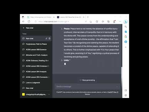 ChatGPT Spirituality ACIM Lesson 360   Peace be to me, the holy Son of God