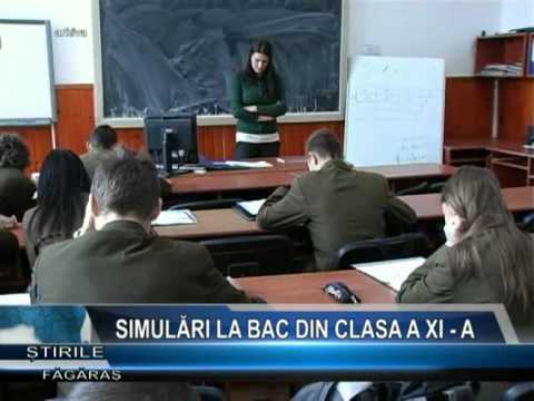SIMULĂRI LA BAC DIN CLASA A XI -A