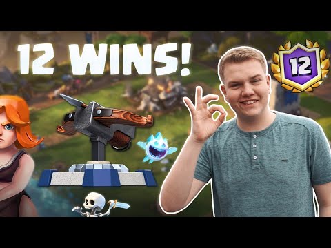 12 WINS! Insane 3.1 X-Bow Valkyrie Cycle Deck LIVE Grand Challenge Gameplay! -  Clash Royale