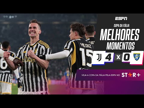 Gols e lances de Juventus x Fronsinone