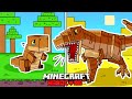 I Survived 100 DAYS As A JURASSIC PARK DINOSAUR In HARDCORE Minecraft