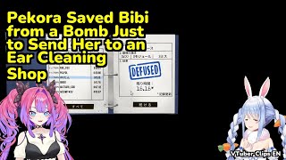 Pekora Saved Bibi from a Bomb Just to Send Her to an Ear Cleaning Shop | Kikirara Vivi