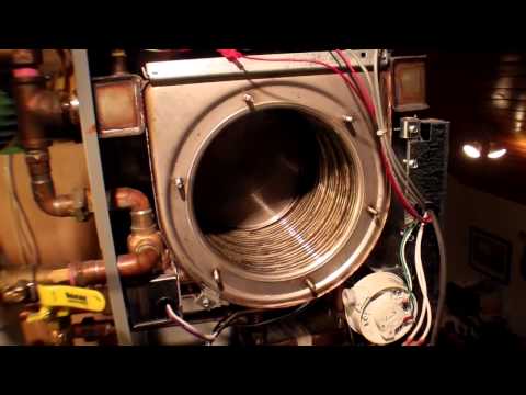 NTI Trinity 150 Combi Boiler - Cleaning Out The Combustion Chamber