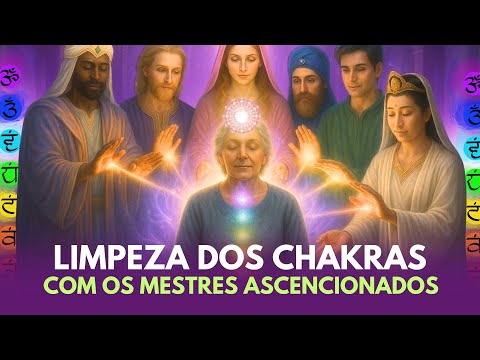 🟣 Limpeza Completa dos Chakras com a Fraternidade Branca! ✨