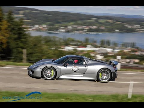 Memorial Bergrennen Steckborn 2023 mit Porsche 918 Spyder und 904 Carrera GTS