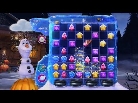 Frozen Free Fall Snowball Fight Gameplay walkthrough part 60 PS5 HELLOWEEN Levels 46-50