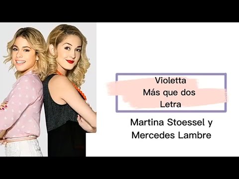 Violetta - Más que dos (letra)