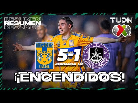 Highlights and goals | Tigres 5-1 Mazatlán | CL2024 - Liga MX J12 | TUDN