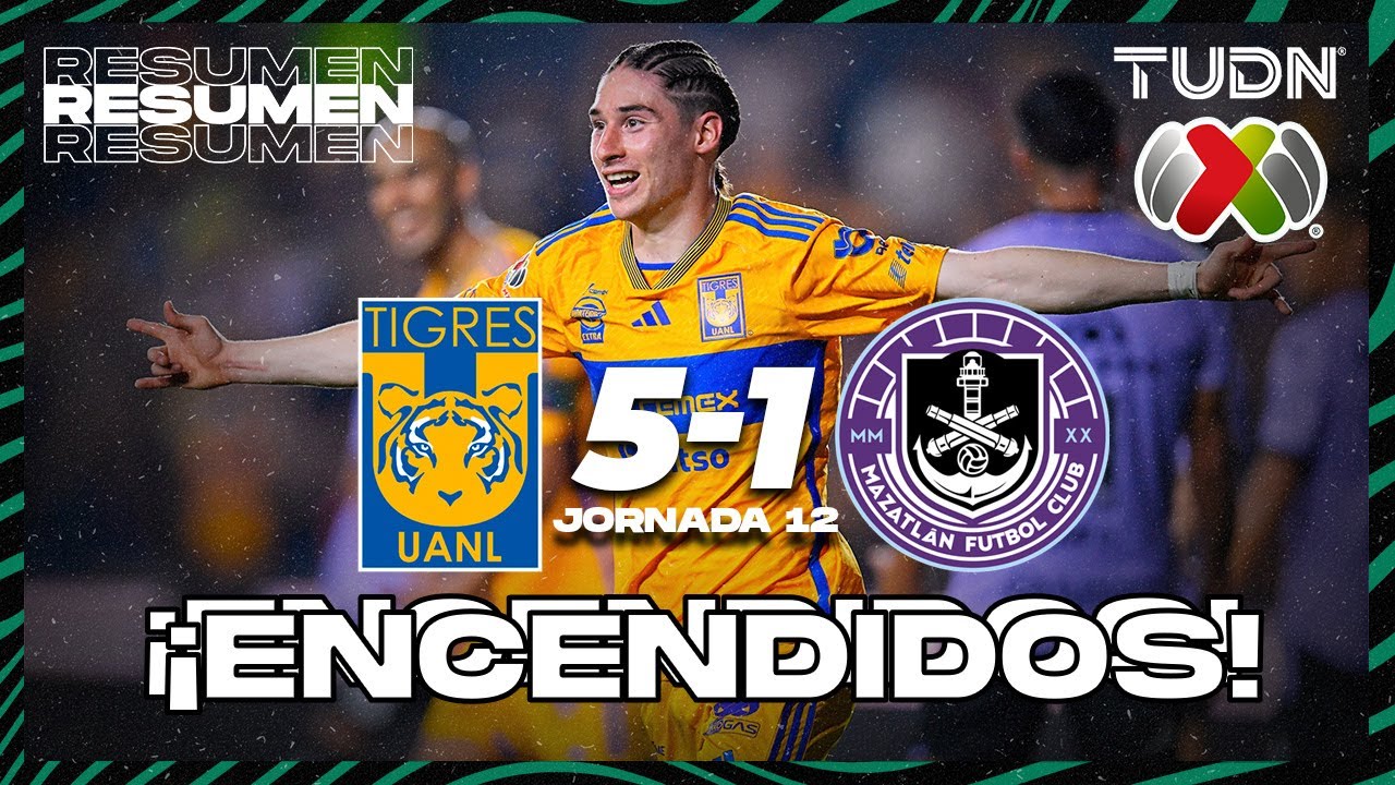 Tigres UANL vs Mazatlán highlights