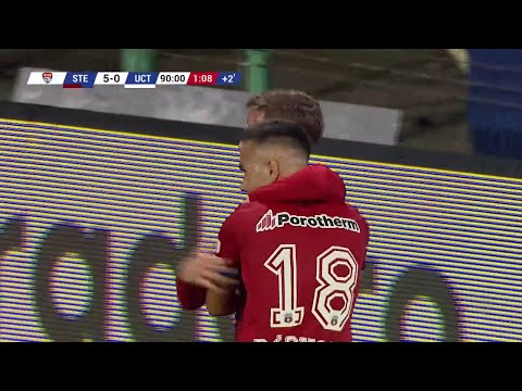 REZUMAT |  CSA Steaua - Unirea Constanța 5-0. Roş-albaștrii câștigă restanța și urcă pe primul loc