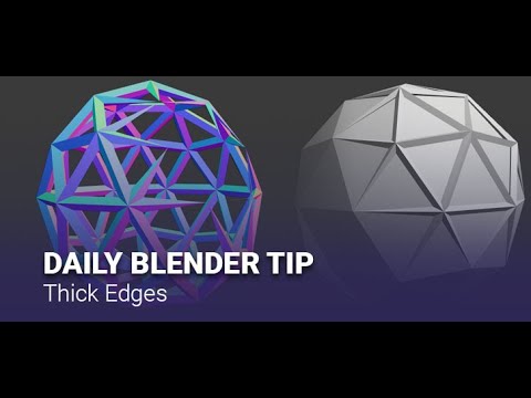 Daily Blender Secrets - Thick Edges