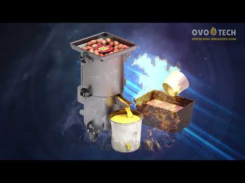 UDTJ-10 centrifugal egg cracker - Video Demo 14