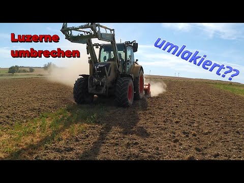 BioFarmVlog#54 Luzerne umbrechen, es Staubt wie blöd!