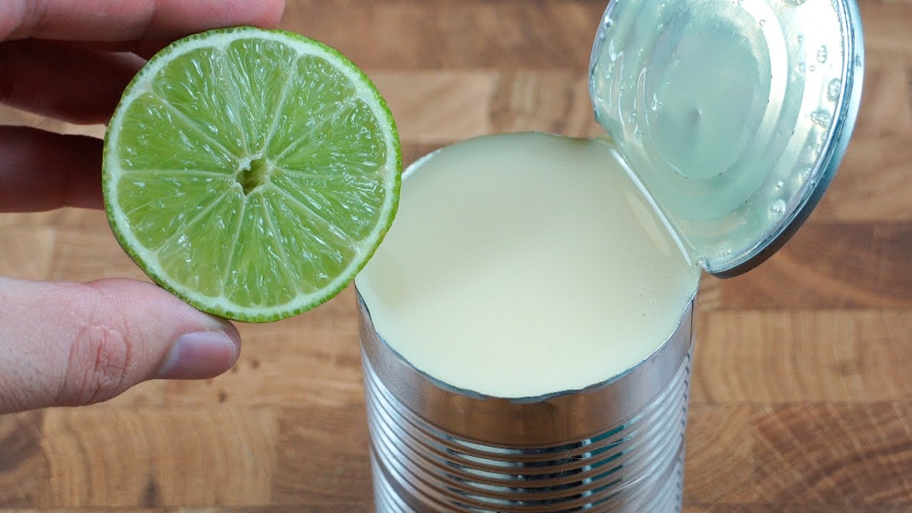 ¡Mezcla leche condensada con limón y te sorprenderá el resultado!