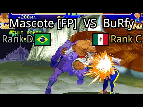 Street Fighter Alpha - Warriors' Dreams: (BR) Mascote [FP] vs (MX) BuRfy