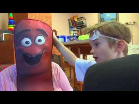 Sausage Party Frank Mask Video Review