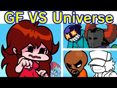 Friday Night Funkin' Girlfriend VS FNF Universe | GF Saving BF (FNF Mod/Whitty/Tricky/Matt/Garcello)