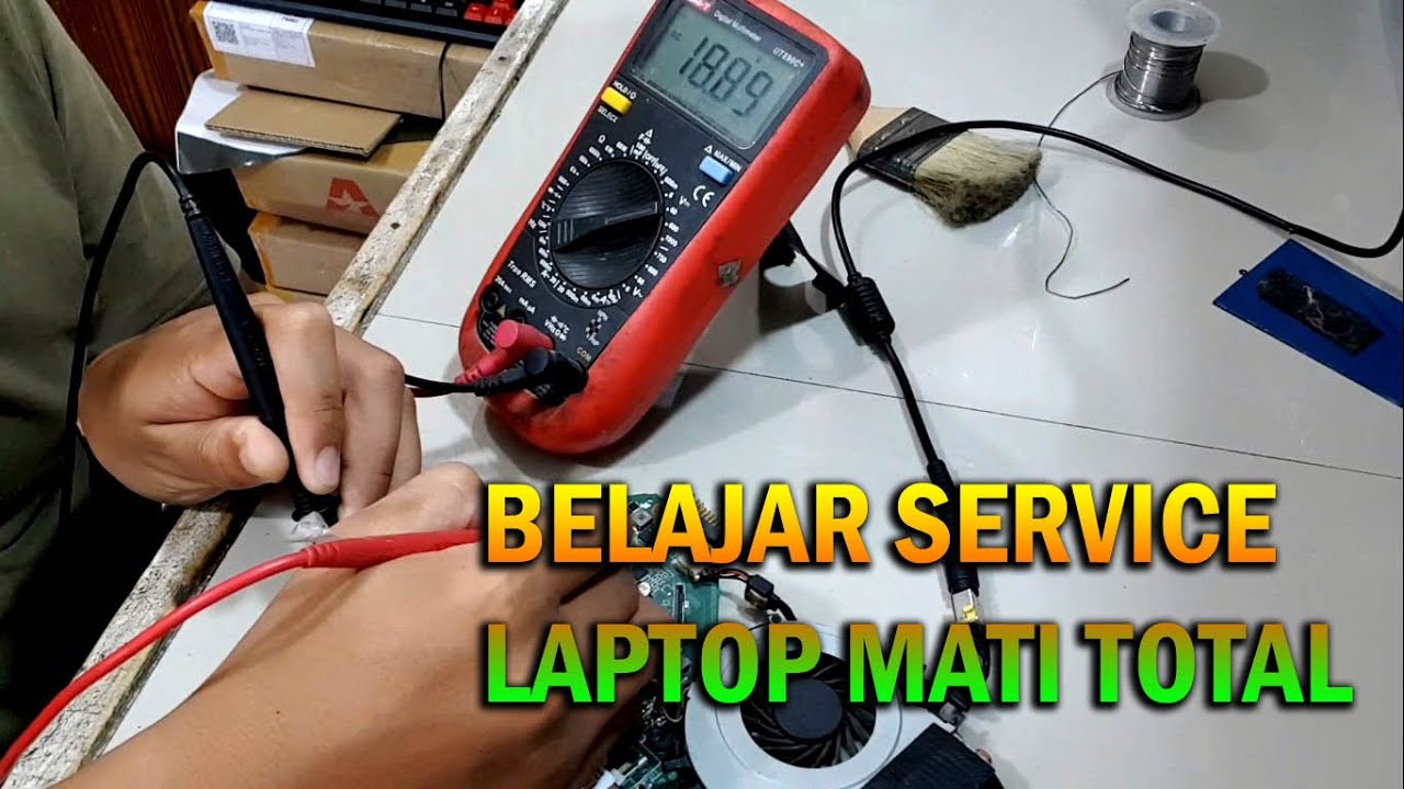 TOTALLY DEAD LAPTOP SERVICE - HOW TO CHECK THE MAINBOARD