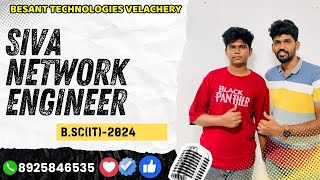 Siva B.Sc(IT) - 2004 | Got Placed as Network Engineer | Career Restart with Besant Technologies