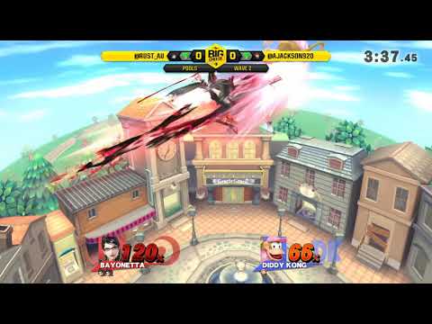 The Big Cheese - Smash 4 Pools - Rust (Bayonetta) vs Jacko (Diddy Kong) - Wave B
