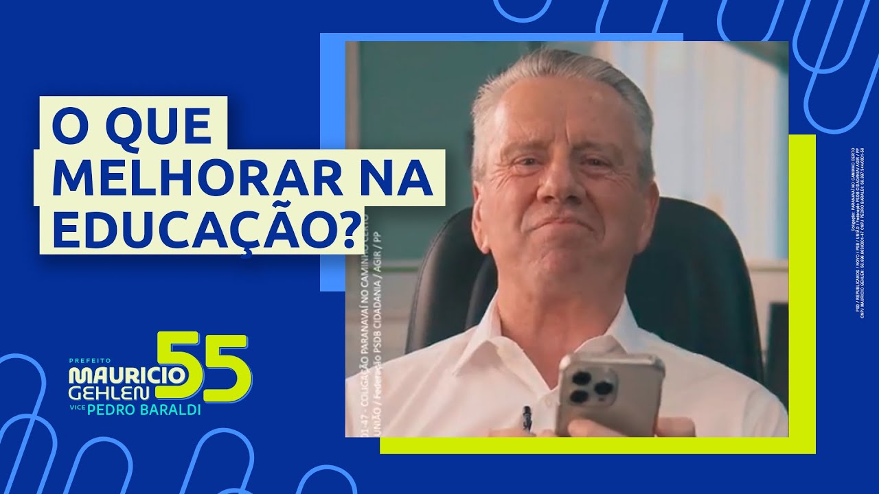 COMO PLANEJAMOS MELHORAR A EDUCAÇÃO DE PARANAVAÍ? - MAURICIO GEHLEN #mauricioresponde #eleições2024