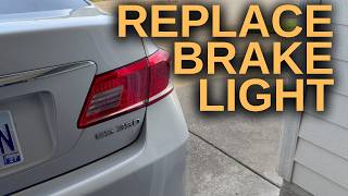 How To Change A Brake Light On A 2007-2012 Lexus ES350 (EASY DIY)