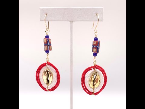 Ivory Coast Shell Earrings