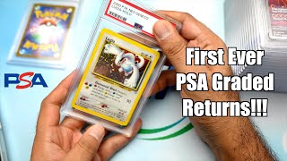 My First Ever Pokémon TCG PSA Graded Returns!