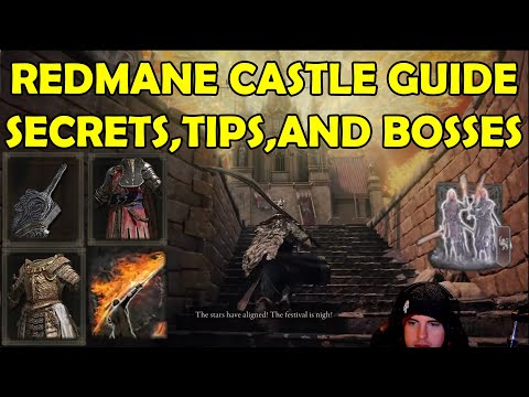 REDMANE CASTLE GUIDE, HOW TO KILL RADAHN, SECRETS, TIPS, AND BOSSES (ELDEN RING)