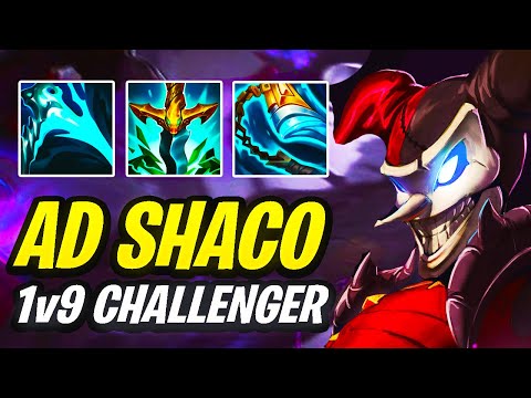 DESTROYING CHALLENGER WITH AD SHACO | Challenger AD Shaco