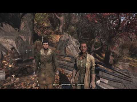 Fallout 76 Wastelanders - Wayward Souls: Talk To Lacey Dialogue Tree (Overseer, Treasure) PS4 (2020)