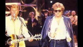 Johnny Hallyday &amp; Eddy Mitchell - Le bon temps du rock&#39;n&#39;roll (+ Paroles) (yanjerdu26)