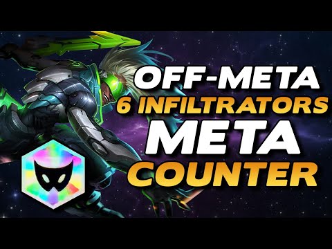 OFF-META BUILDS - 6 Infiltrators: EKKO 2 ELECTRIC BOOGALOO (He's broken) | TFT Set 3.5 Patch 10.14