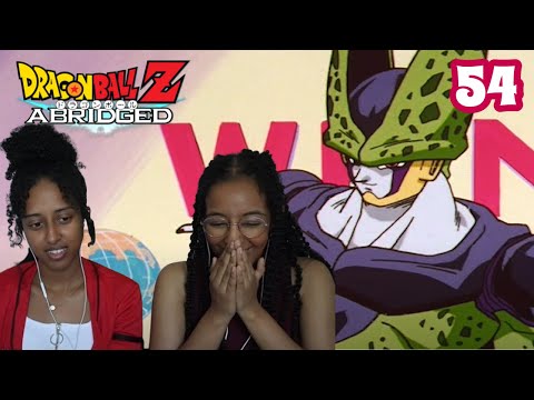 CELL GAMES | DragonBall Z Abridged Episode 54 | Reaction **we never watched DBZ**
