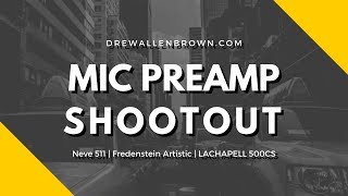 Video thumbnail for MicPreamp Shootout by Drew Brown