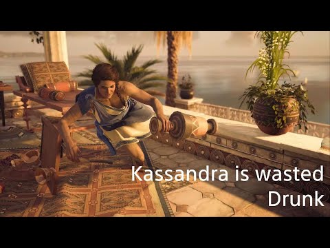 Drunk Kassandra Assassin's Creed Odyssey PS5 PRO