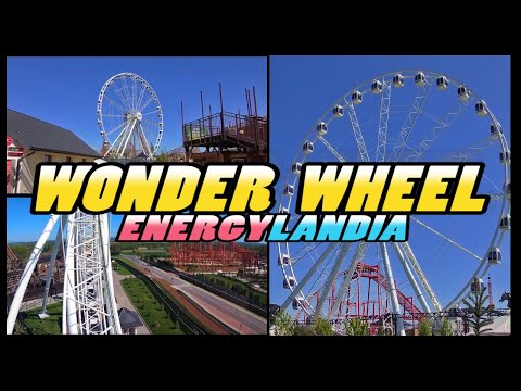 WONDER WHEEL Ride - Energylandia Zator - Poland (4k)