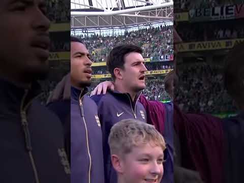 A torcida da Irlanda não poupou vaias nem no hino da Inglaterra #shorts