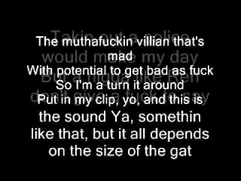 N.W.A. fuck the police with lyrics