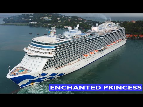 ENCHANTED PRINCESS || Shipspotting Castries St. Lucia || 12/02/2024