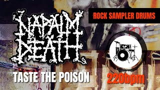 Napalm Death - Taste the Poison (DRUM TRACK) 🥁