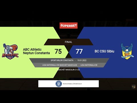 LNBM 2021-2022: Athletic Neptun Constanța - BC CSU Sibiu