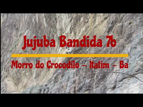 Escalada na via Jujuba bandida ‐ Itatim - Bahia
